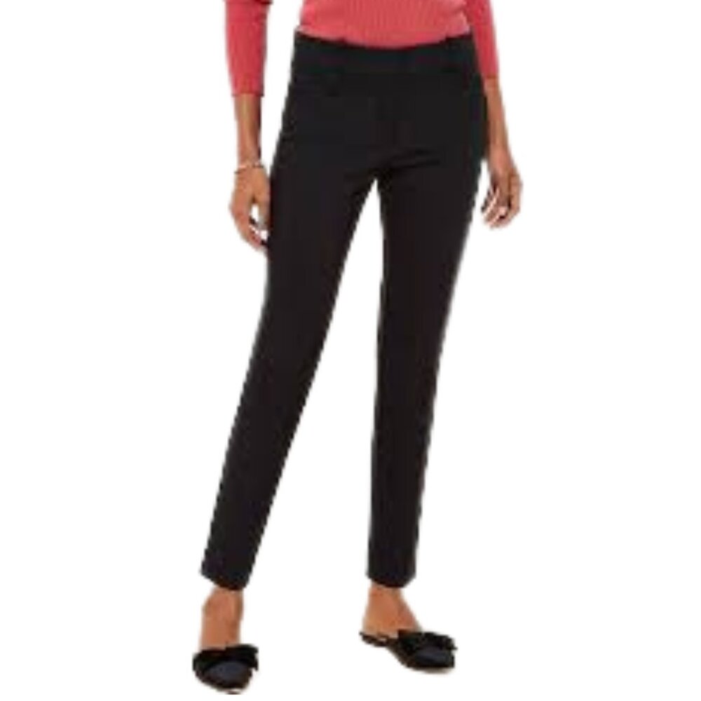 LOFT Outlet Black Curvy Skinny Ankle Pants Trousers Size 12
